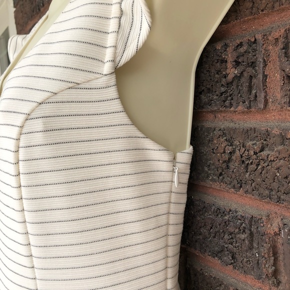 Anthropologies Maeve Cream Pinstriped Dress - Picture 6 of 8